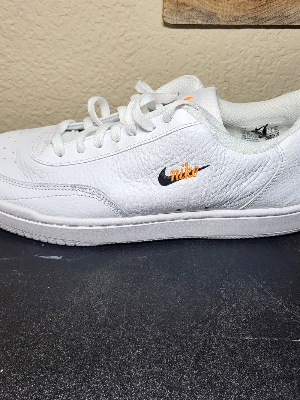 *NEW* Nike Court Vintage Premium Casual Sneaker White Size Men’s 8 Women's 9.5